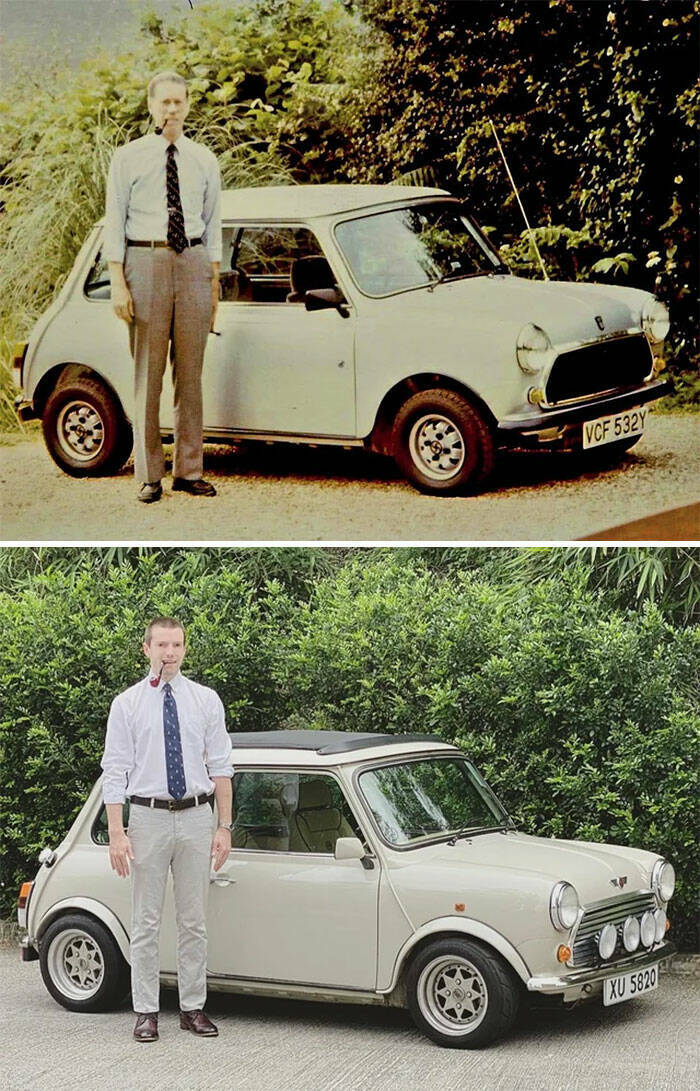 Picture-Perfect Recreations: When People Nailed It Years Later