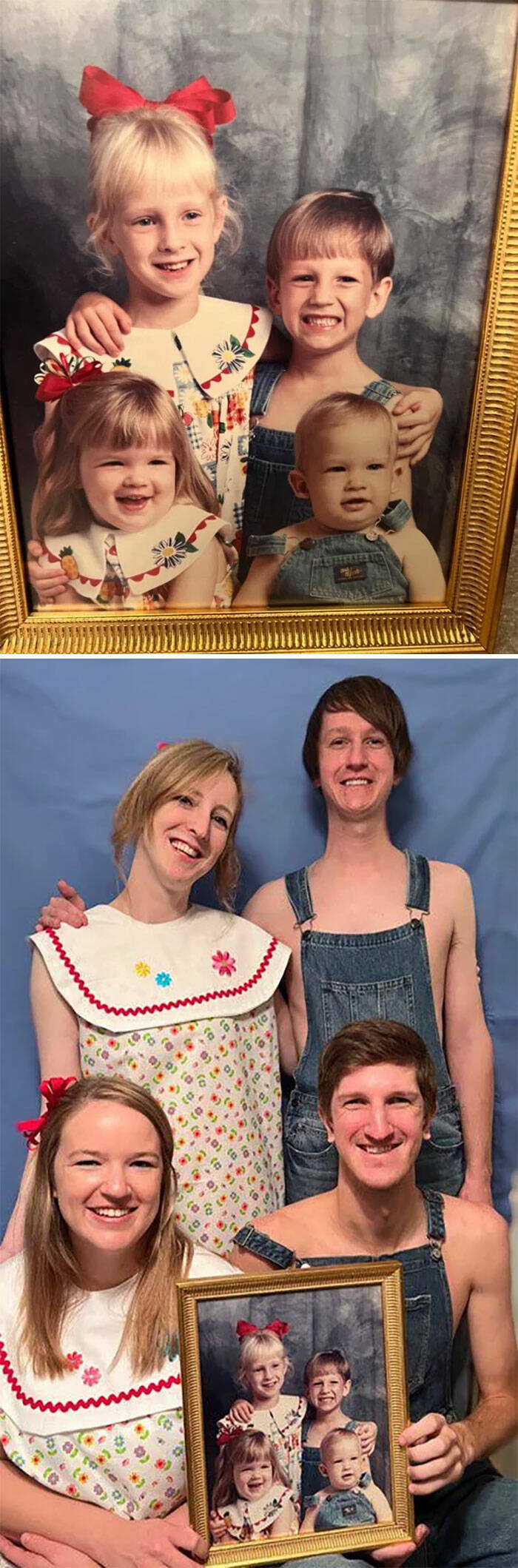 Picture-Perfect Recreations: When People Nailed It Years Later