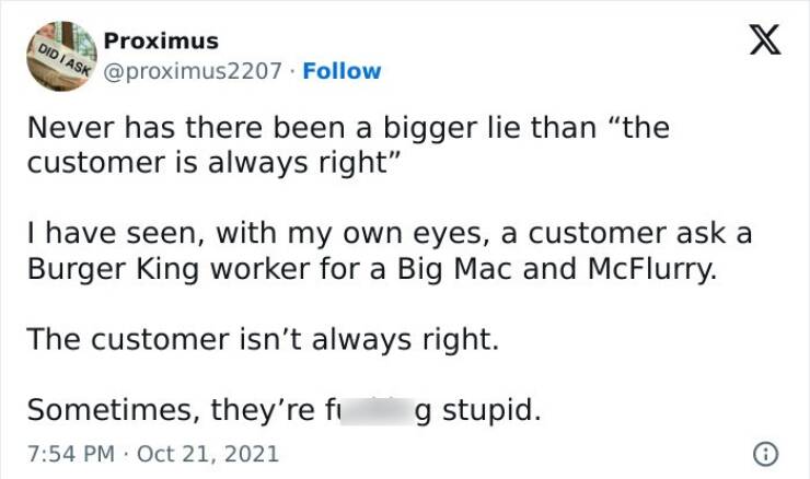 Laughing At The Customer Chronicles: Silly Moments Captured