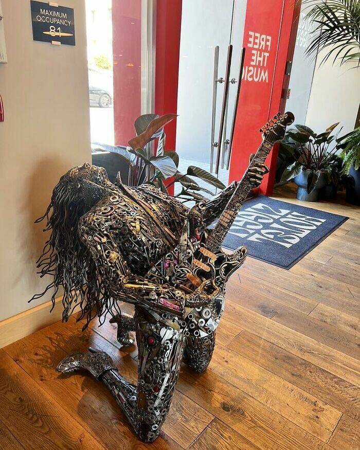 Crafting Marvels From Scrap: The Artists Transformative Sculptures