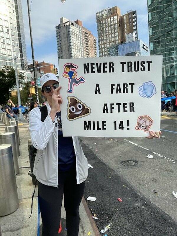 New York City Marathons Most Memorable Signage