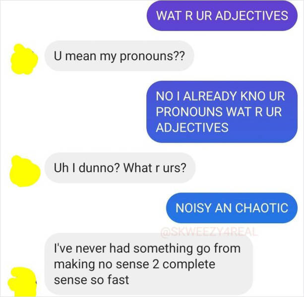 People Dropping A Sentence That Probably No One Has Ever Thought Of Before People Dropping A Sentence That Probably No One Has Ever Thought Of Before