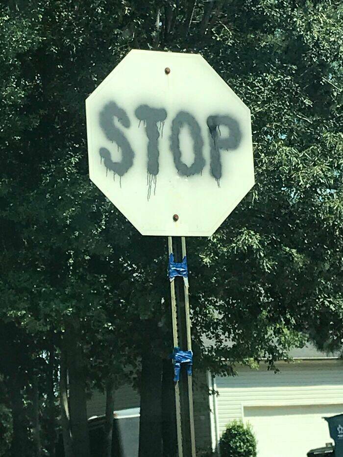 Showcasing Peoples Encounters With Threatening Signs