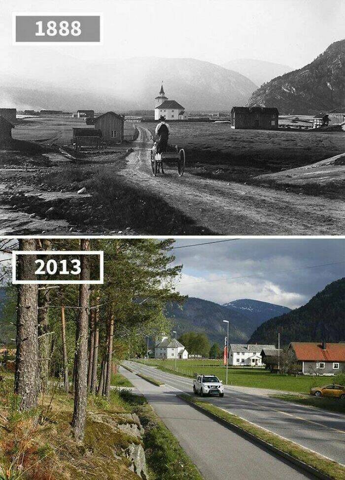Times Passage Captured: Contrast In Then-Now Photography
