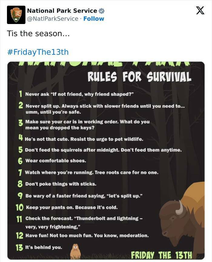 Nature Natures Comedy: National Park Services Social Media Genius