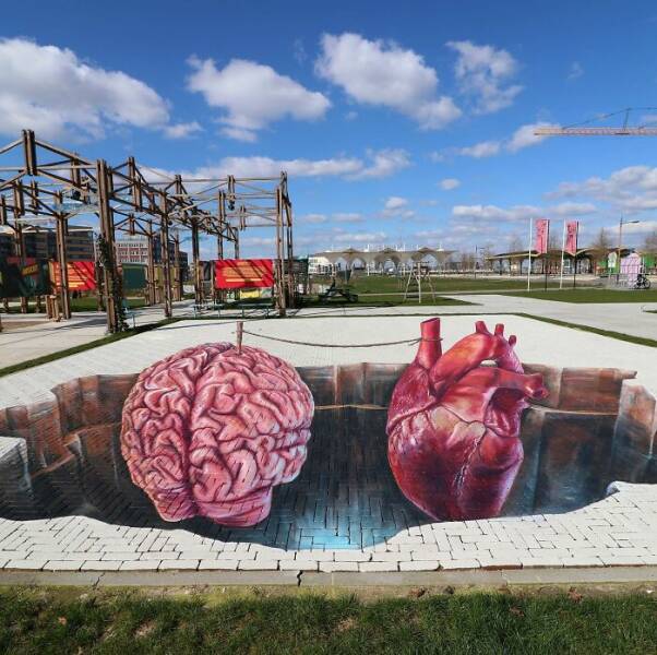 Illusionary Masterpieces: Dutch Artists Mesmerizing 3D Murals