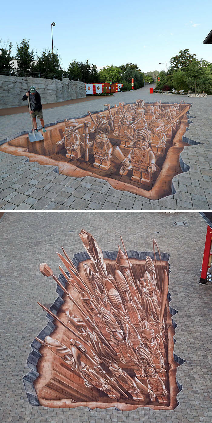 Illusionary Masterpieces: Dutch Artists Mesmerizing 3D Murals