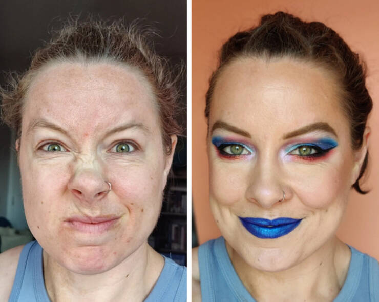 Women Demonstrating Makeups Remarkable Impact