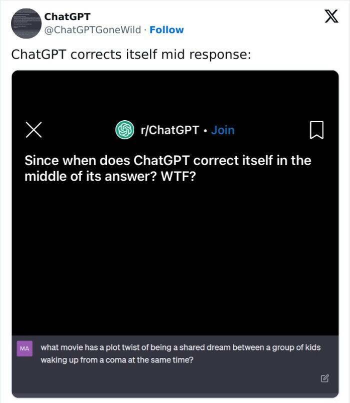 People Share Times ChatGPT Had Gone Wild