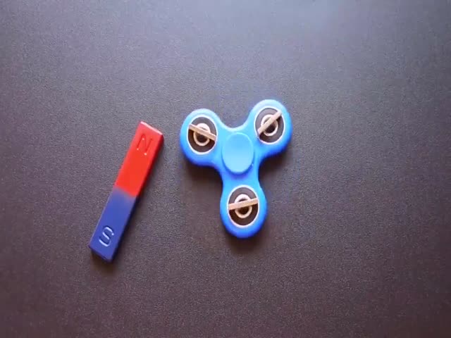 Spinner And Two Magnets