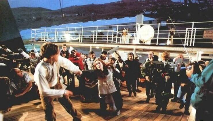 Rare Photos From The Set Of Titanic