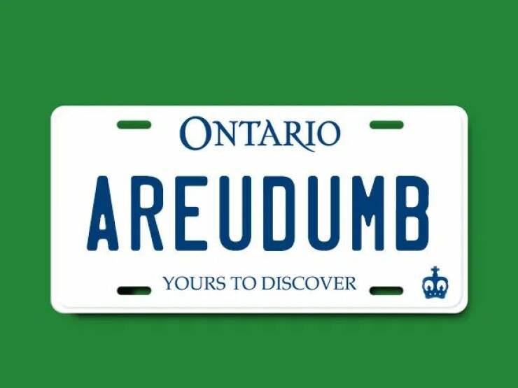 License Plate Rejects: Ontario License Plate Rejects: Ontarios Unusual List Revealed