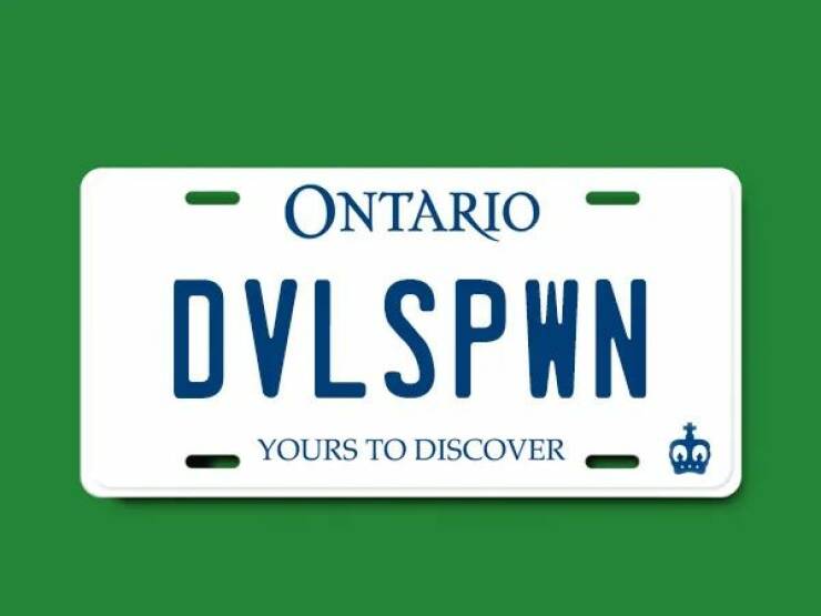 License Plate Rejects: Ontario License Plate Rejects: Ontarios Unusual List Revealed