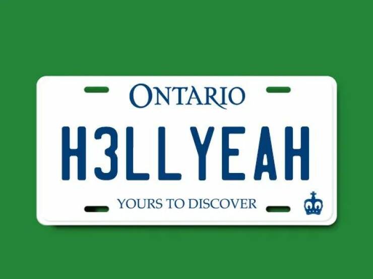License Plate Rejects: Ontario License Plate Rejects: Ontarios Unusual List Revealed