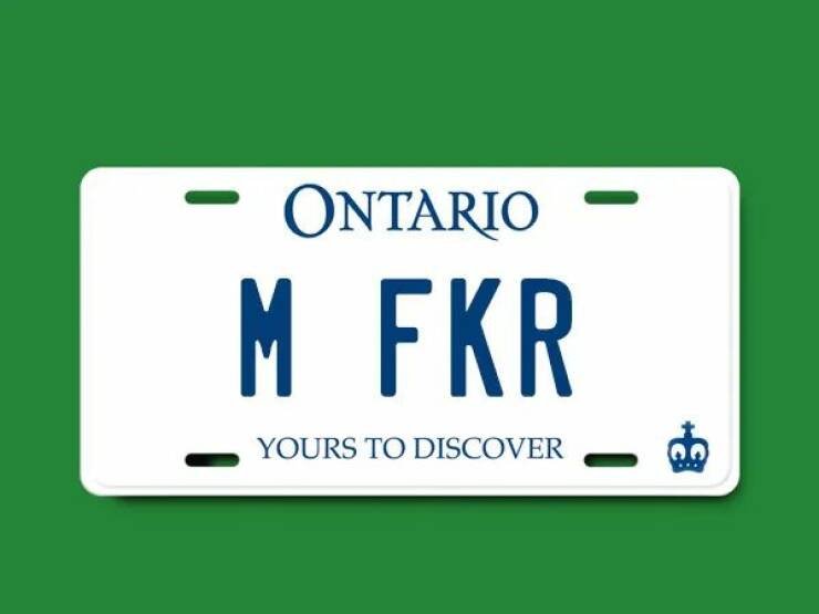 License Plate Rejects: Ontario License Plate Rejects: Ontarios Unusual List Revealed