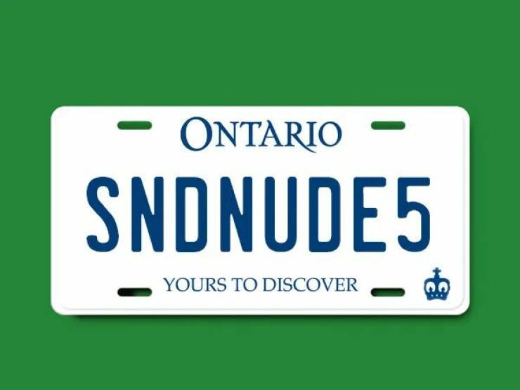 License Plate Rejects: Ontario License Plate Rejects: Ontarios Unusual List Revealed