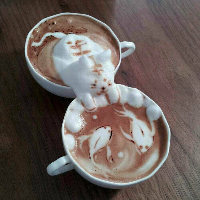 Latte Artistry Extravaganza: Stunning 3D Coffee Creations