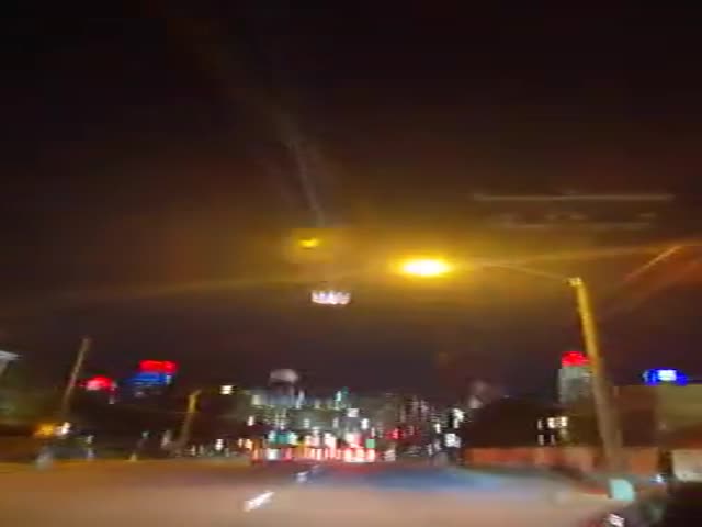 UFO In The Sky Of Charlotte, USA