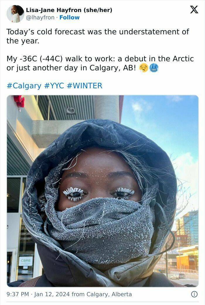 Freezing Over: Canadians Share Chilly Snapshots Of Winter