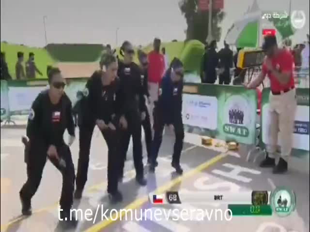Womens Team From Chile At The World Special Forces Competition