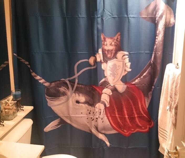 Bath-Time Bizarreness: Insanely Wild Shower Curtain Designs