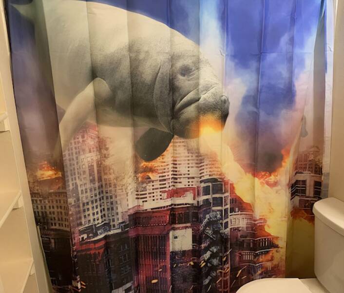 Bath-Time Bizarreness: Insanely Wild Shower Curtain Designs