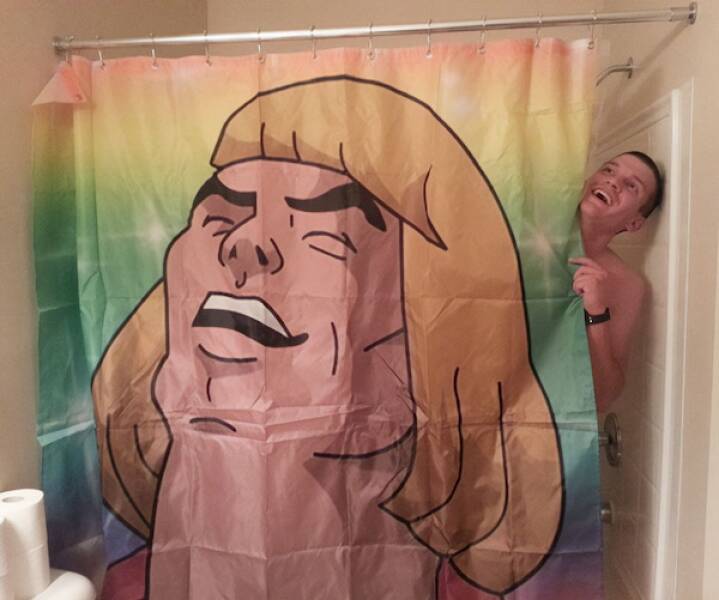 Bath-Time Bizarreness: Insanely Wild Shower Curtain Designs