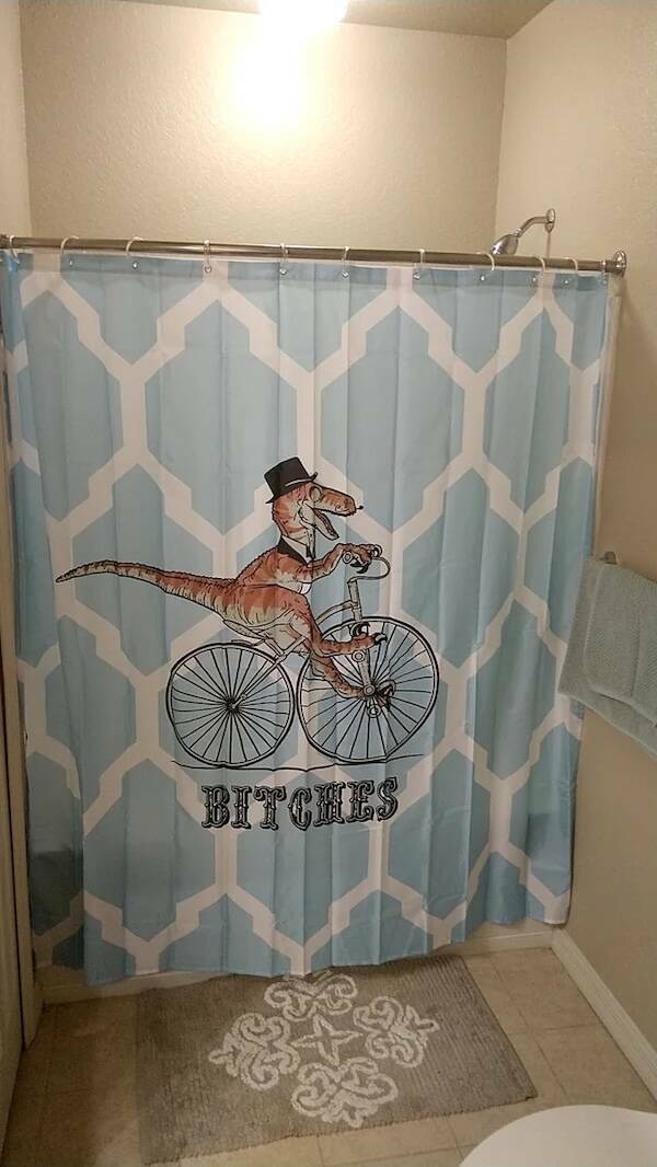 Bath-Time Bizarreness: Insanely Wild Shower Curtain Designs