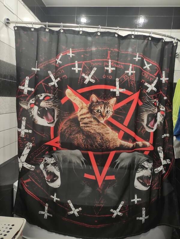 Bath-Time Bizarreness: Insanely Wild Shower Curtain Designs