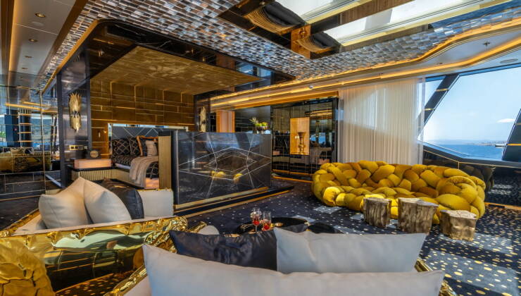 Luxurious Interiors Of A $60 Million Superyacht