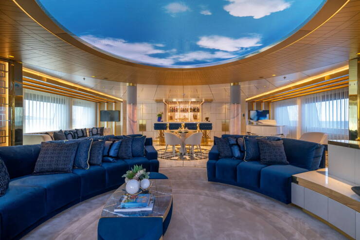 Luxurious Interiors Of A $60 Million Superyacht