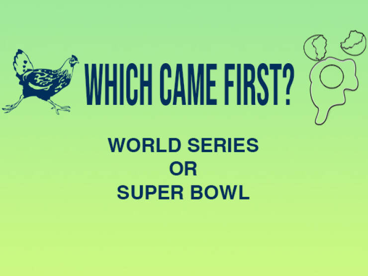 Which Came First? A Pop Quiz Adventure