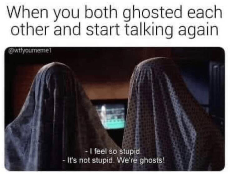 Ghosting Giggles: Memes Thatll Keep You Engaged