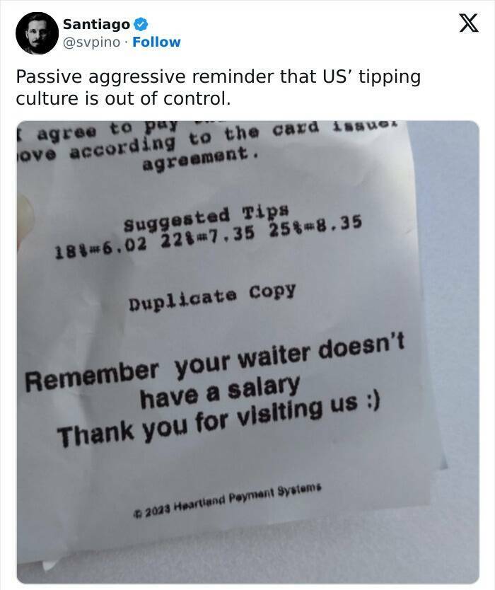 Tipping Culture Is Out Of Control