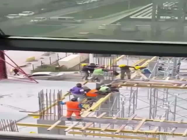An Ordinary Day At A Construction Site