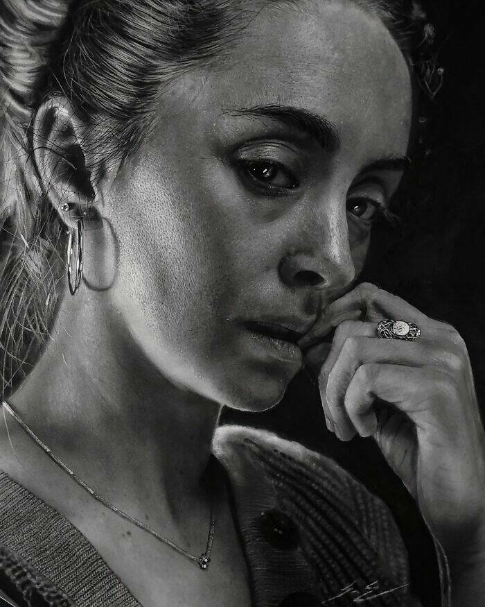 Masterful Creations: Intricate Drawings Crafted With Charcoal And Graphite