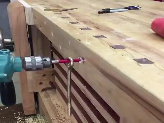 Another Simple Way To Drill A Hole Horizontally