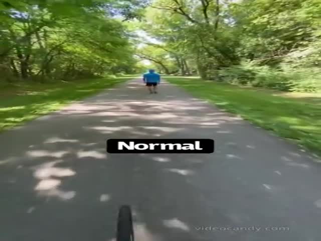 How Different People React To A Passing Bicycle