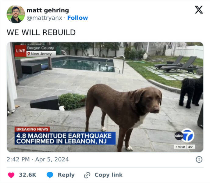 Laughing Through Disaster: The Hilarious We Will Rebuild Trend After The East Coast Earthquake