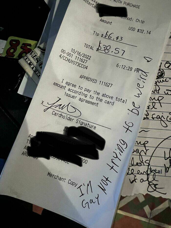 Doubtful Dining: Questionable Tips Left For Servers