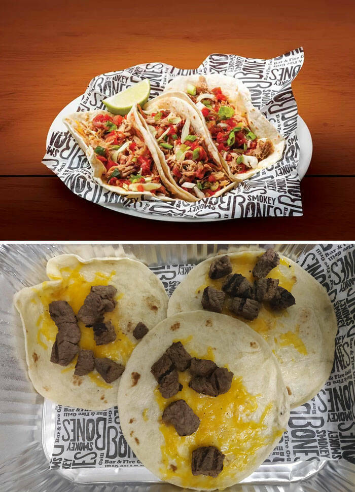 Expectation Vs. Reality: Food Edition