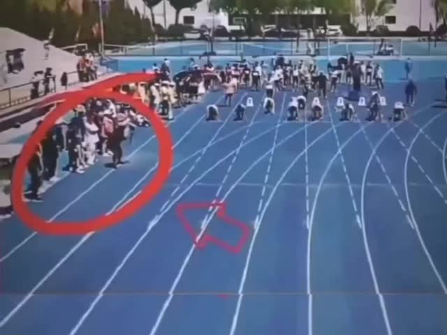 Athletes Train For Years... Cameraman: