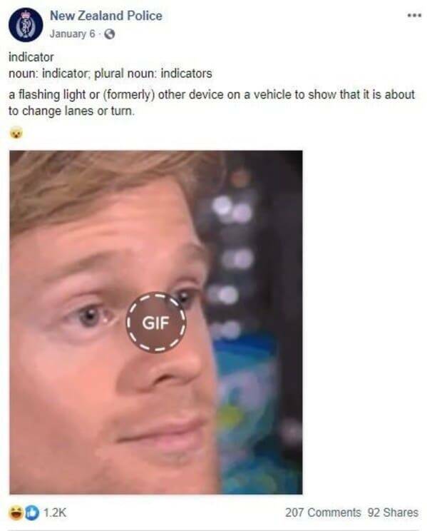 Hilarious Highlights From The New Zealand Police Facebook