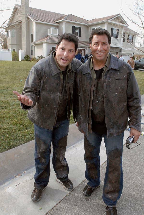 Captivating Pictures Of Actors With Their Stunt Doubles