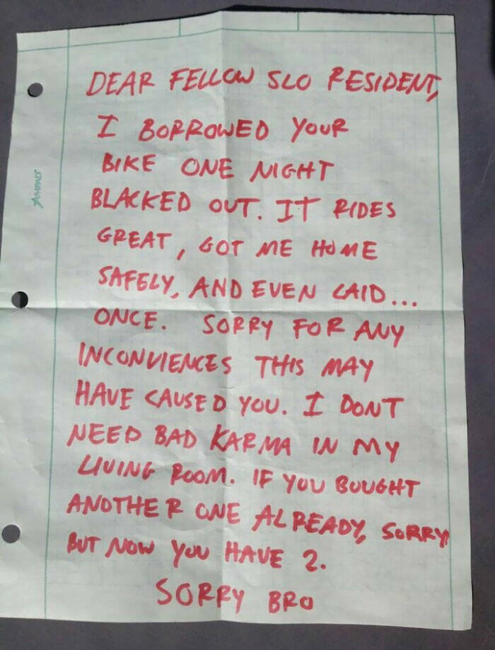 Laugh-Out-Loud Apology Notes That Stole The Show