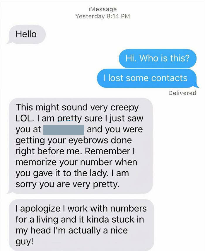 Screenshots Revealing Real Stalker Messages