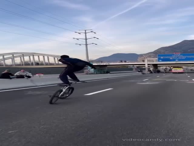 Skateboarder Or Cyclist?