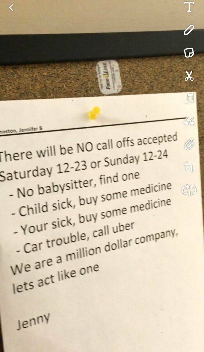 Ridiculous Prohibitions In The Worst Work Environments