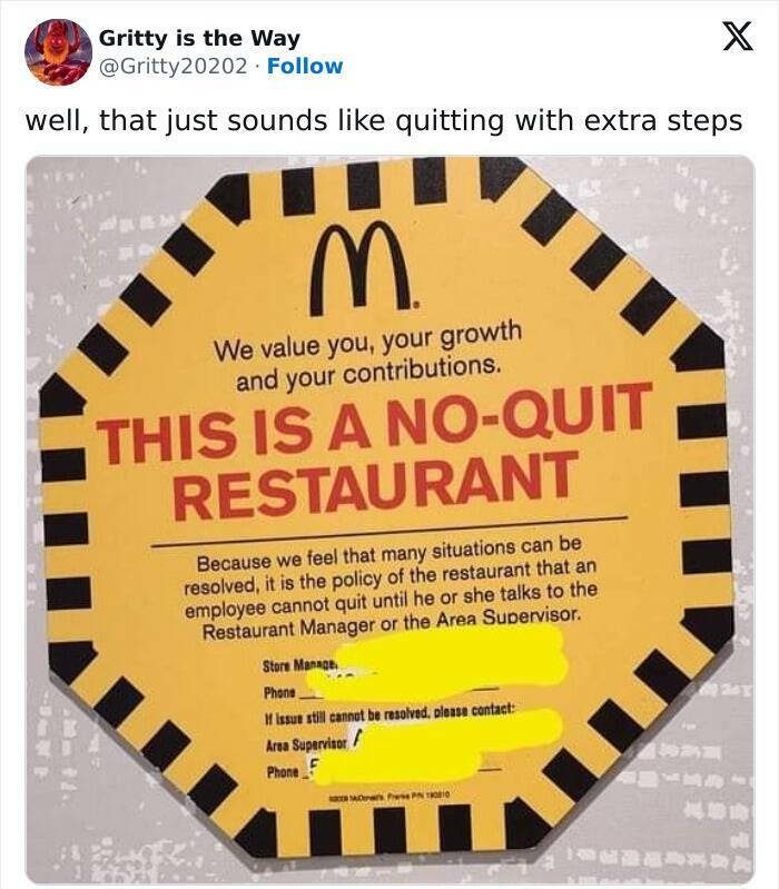 Ridiculous Prohibitions In The Worst Work Environments