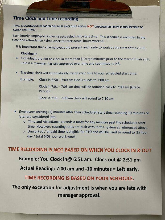 Ridiculous Prohibitions In The Worst Work Environments